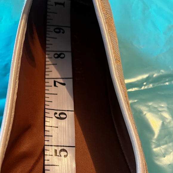 Coach monogram ballet flat shoes with charms and tassel - Picture 7 of 16